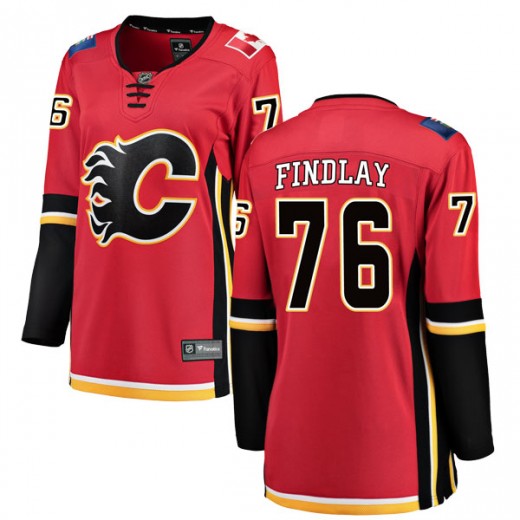 Women's Fanatics Branded Calgary Flames Brett Findlay Red Home Jersey ...